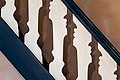 3. A Szent Kereszt-kápolna galériájához vezető lépcső (Dülmen, Észak-Rajna-Vesztfália, Németország) (javítás)/(csere)