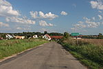 English: Road in Dźwierzuty. Polski: Droga we wsi Dźwierzuty.