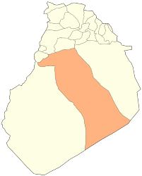 El Abiodh Sidi Cheikh - Carte