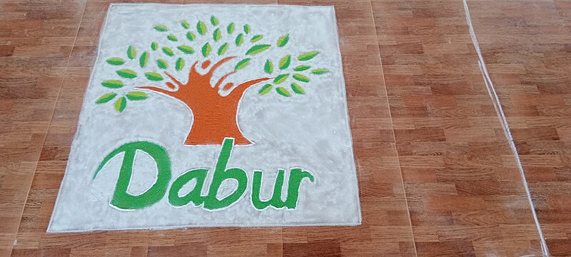 File:Dabur brand logo in rangoli.jpg