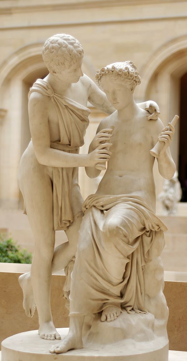 Daphnis and Chloe by Jean-Pierre Cortot