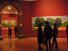 Hockney Ausstellung in der Royal Academy of Arts in London (Januar 2012)