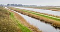 Uitzicht over het waterrijke natuurgebied.