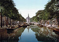 De Turfmarkt et la Nouvelle église de La Haye, vers 1900.