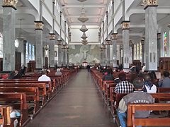 Interior de la iglesia