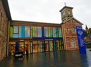 Derry ~ Londonderry Station frontage as of 2023