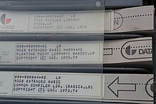 Data General software as released on paper tape, 1973-74 Dg-papertapes.jpg