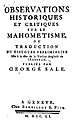 Discours préliminaire de la traduction du Coran par George Sale, édition française de 1751.jpg