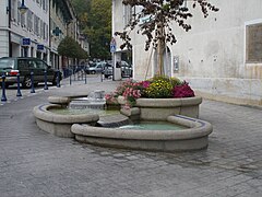 Fontaine jeux d'eau.