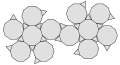 Netz eines Dodekaederstumpfs