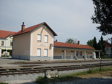 Domzale train station July 2010