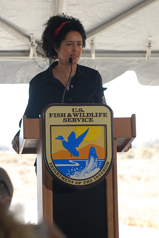 Dr. Paula Kahumbu, wildlife conservationist and CEO of WildlifeDirect, speaks at the U.S. Ivory Crush. (10860216144)