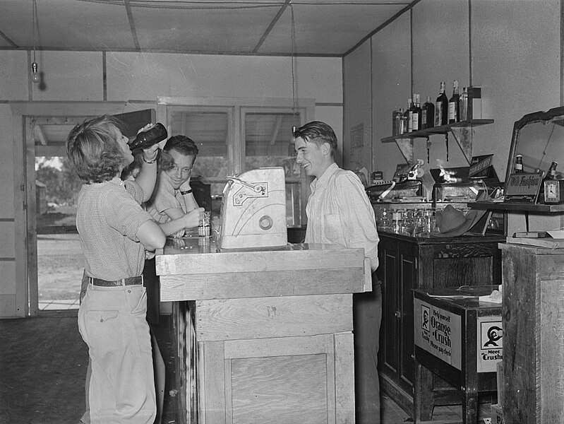 File:Dudes at bar, Birney, Montana, 1939.jpg