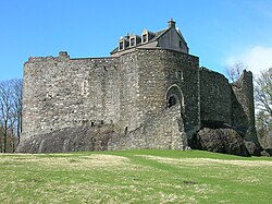 Dunstaffnage Castle, historic seat of the MacDougalls Dustaffnage Castle - geograph.org.uk - 1274695.jpg