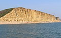 East Cliff, West Bay, Dorset, part of the Jurassic Coast.