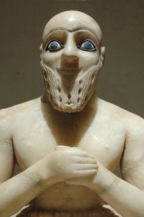 Statue of Ebih-Il. (Mari, 25th century BC)