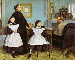 1860s. Edgar Degas. La famille Bellelli.