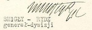 Edward Rydz-Śmigły: Vida, Honrarias, Trabalhos