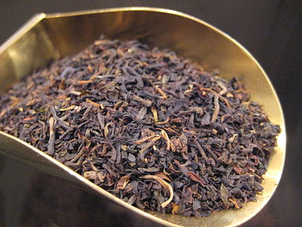 A blend of loose-leaf black teas