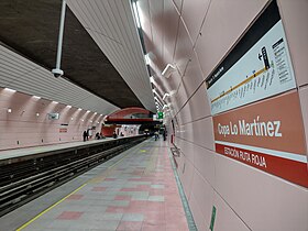 Image illustrative de l’article Copa Lo Martínez (métro de Santiago)