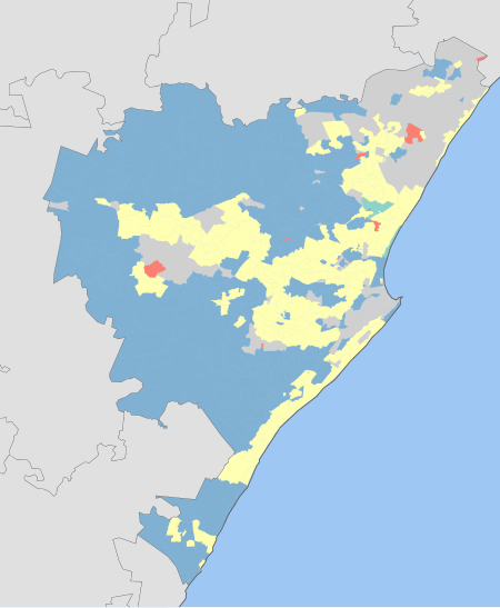 Tập tin:Ethekwini dominant language map.svg