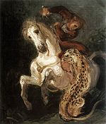 Eugène Delacroix - Jaguar Attacking a Horseman - WGA6232.jpg