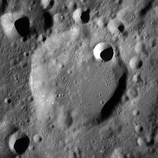 <span class="mw-page-title-main">Evdokimov (crater)</span> Crater on the Moon
