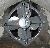 The exhaust-fan in this photograph was rotating at its full-speed when the photo was taken. Exhaust fan2.jpg