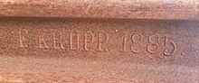 F.Krupp 1885 Railway steel F.Krupp 1885 railway.jpg