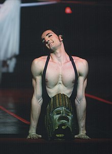 As Mephisto in Faust at Rome Opera House in 2006 FabioGrossi is Mephistopheles.jpg