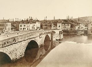 Le faubourg des Barris (actuel quartier Saint-Georges de Périgueux), en 1860.