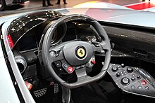 Interior Ferrari Monza SP1, Paris Motor Show 2018, IMG 0648.jpg