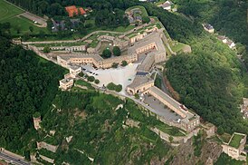 Vista de la fortaleza desde arriba