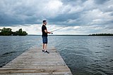Fishing at lake Couchiching in Ontario, Canada.jpg