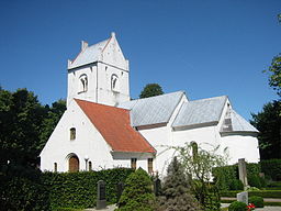 Fjelie kyrka i juli 2008