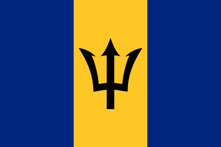 صورة:Flag of Barbados.svg