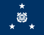 Flag of a United States Coast Guard vice admiral