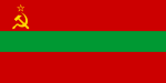 1:2 Flagge der MSSR 1952–1990