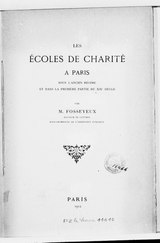 Fosseyeux - Les Écoles de charité à Paris, 1912.pdf