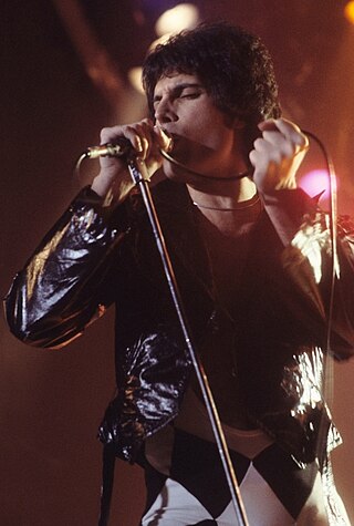 <span class="mw-page-title-main">Freddie Mercury</span> British rock musician; frontman of Queen (1946–1991)