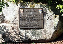 Gedenktafel im Park Courbevoie in Freudenstadt