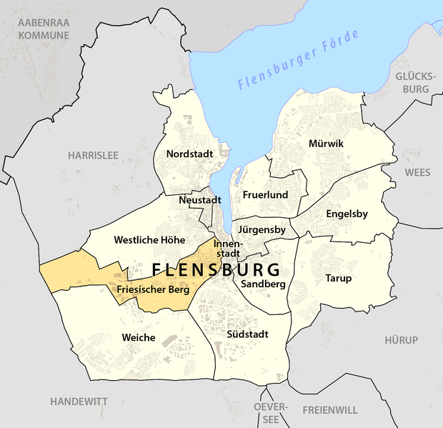 File:Friesischer Berg -- Stadtteil in Flensburg -- Lagekarte.png