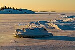 Thumbnail for File:Frozen Gulf of Finland as seen from Uutela, Vuosaari, Helsinki, Finland, 2018 February.jpg