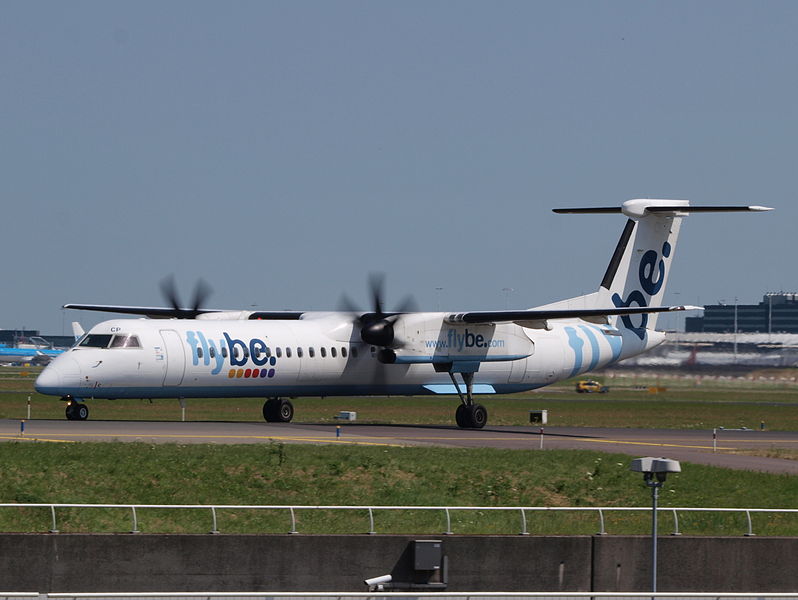 File:G-JECP Flybe De Havilland Canada DHC-8-402Q Dash 8 - cn 4136 taxiing 21july2013 pic-001.JPG