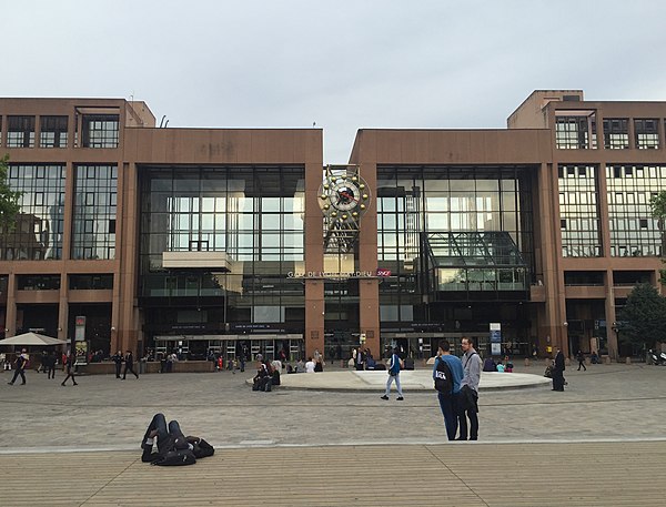 Former main entrance of Gare de Lyon-Part-Dieu prior to its demolition in 2018