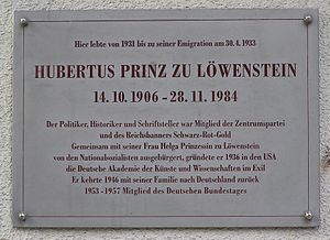 Hubertus Prinz Zu Löwenstein-Wertheim-Freudenberg: Familie, Leben, Politik