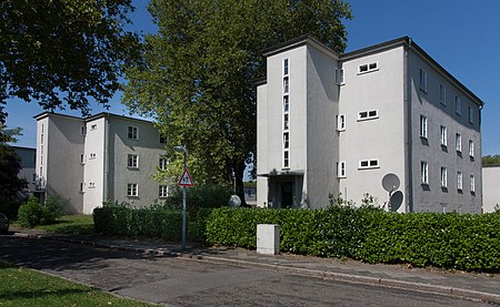 Gelsenkirchen Monument 218 Siedlung Spinnstuhl Buer 0632