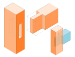 gesloten pen en gatverbinding