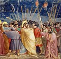 Giotto, Bacio di Giuda, 1303-1306, Padova, Cappella degli Scrovegni.