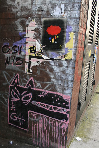 File:Graffiti in Shoreditch, London - Float (12955444543).jpg